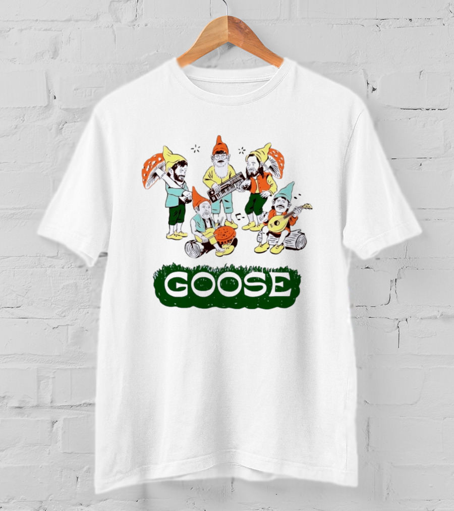 Goose Band Garden Gnome Music Festival Indie Rock T-Shirt