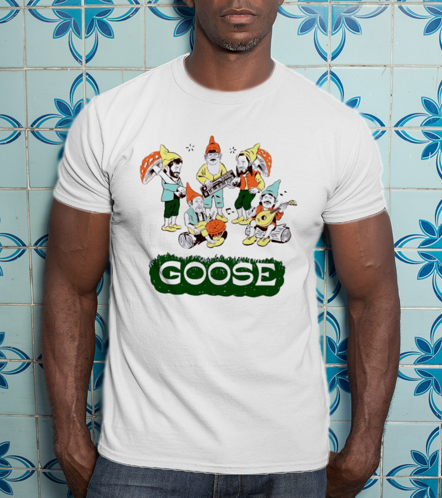 Goose Band Garden Gnome Music Festival Indie Rock T-Shirt