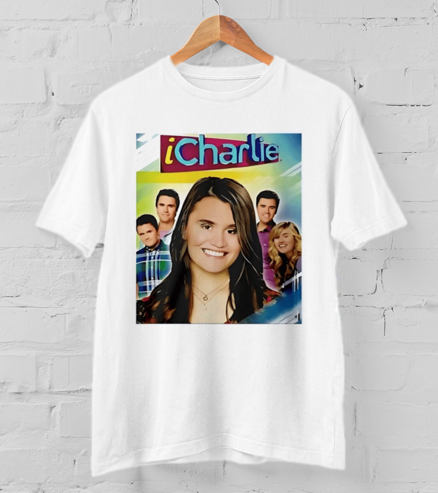 ICharlie Pop Culture Cast Television Show Iconic Faces T-Shirt