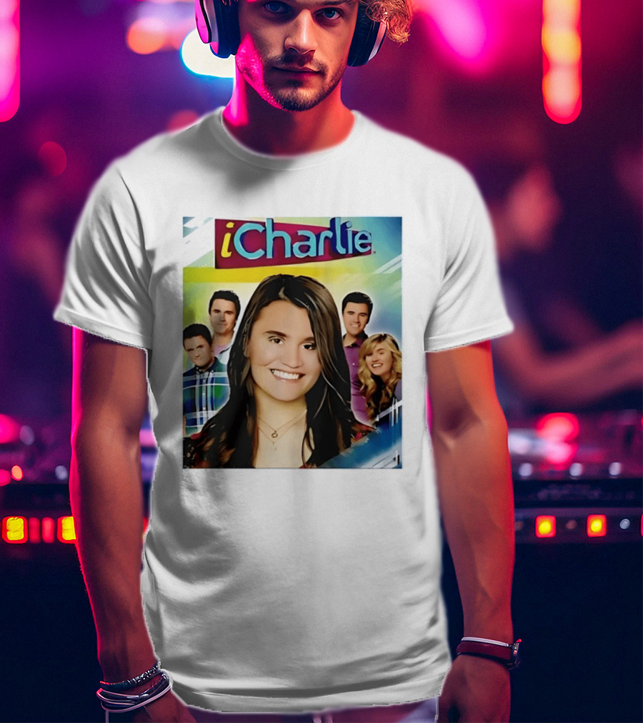 ICharlie Pop Culture Cast Television Show Iconic Faces T-Shirt