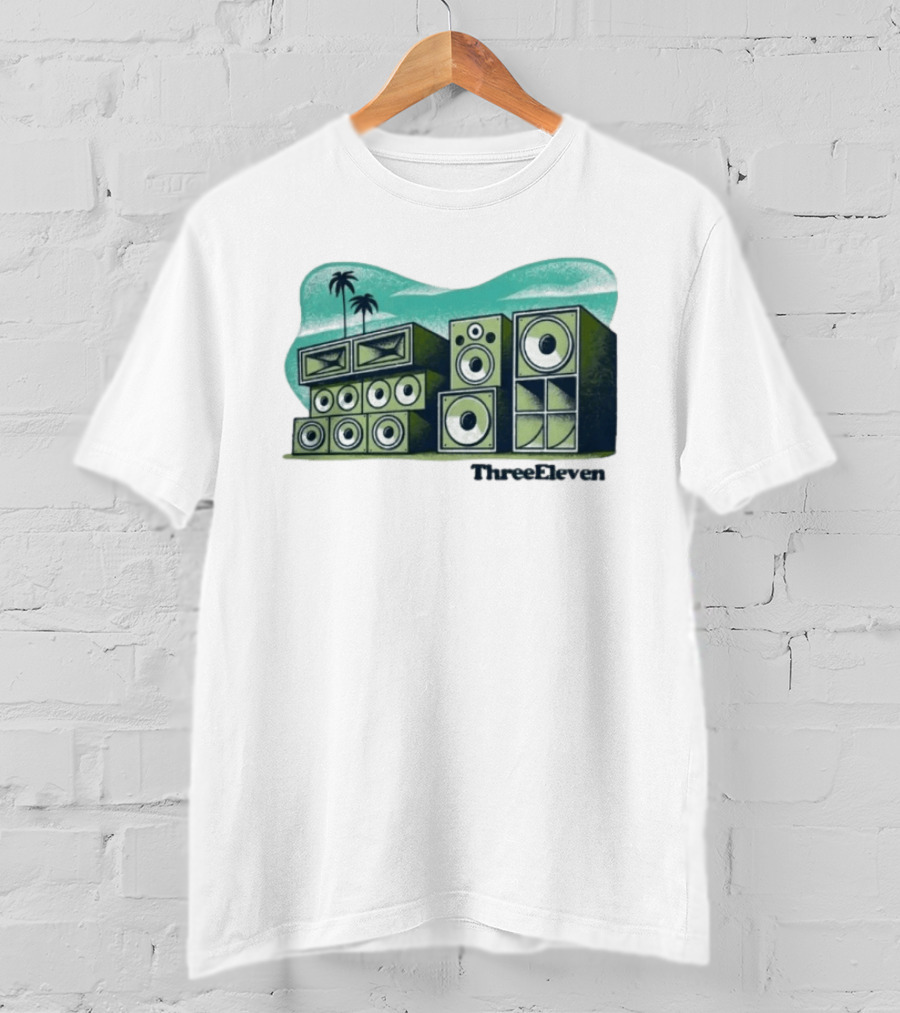 Three Eleven 311 Band Palm Trees Speakers Raglan T-Shirt