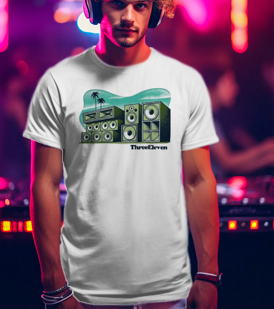 Three Eleven 311 Band Palm Trees Speakers Raglan T-Shirt