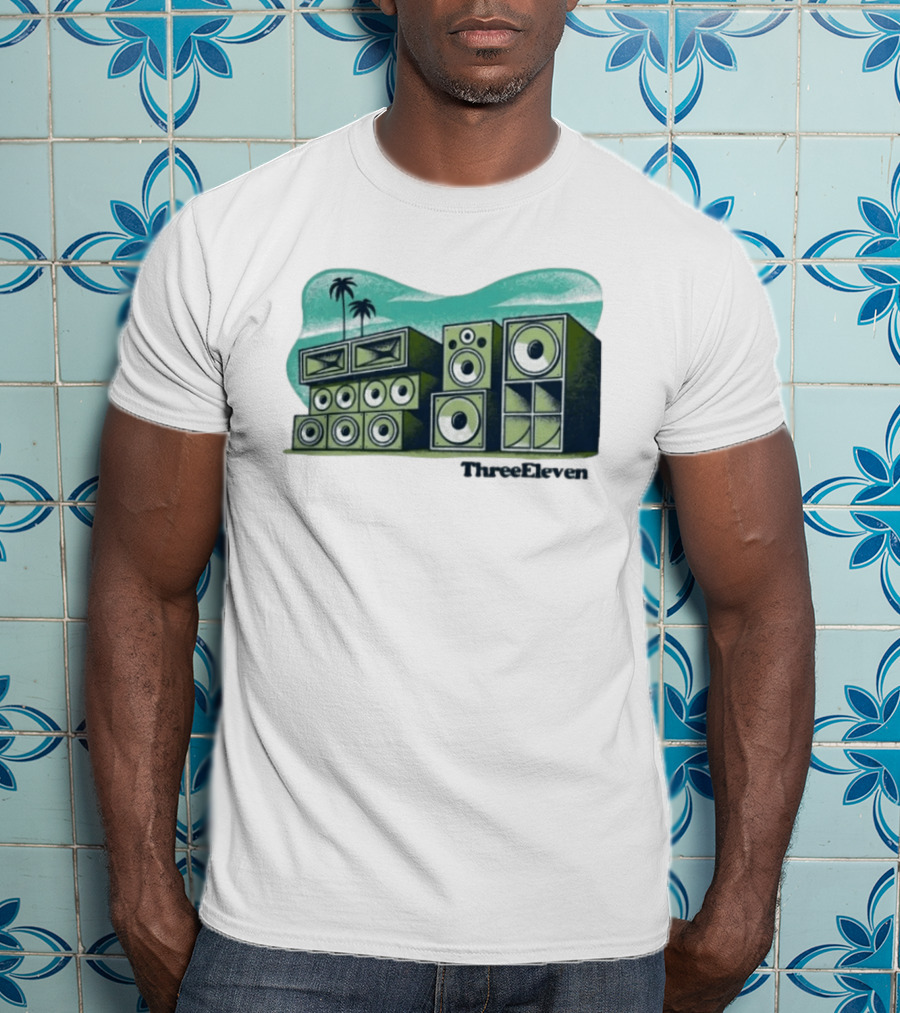 Three Eleven 311 Band Palm Trees Speakers Raglan T-Shirt