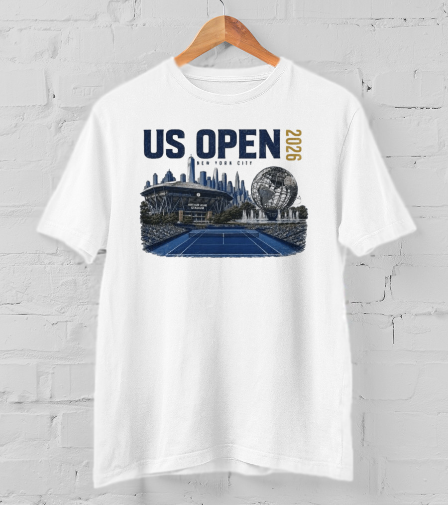 US Open 2026 New York City Arthur Ashe Stadium Flushing Meadows T-Shirt