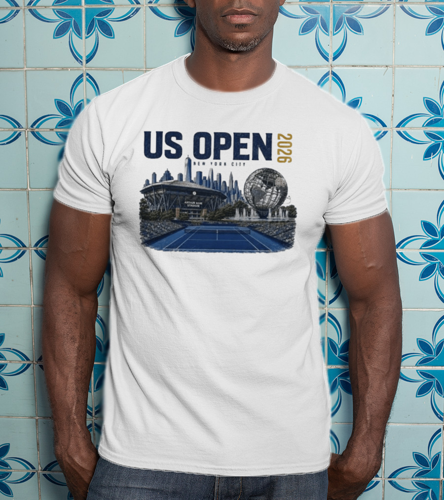US Open 2026 New York City Arthur Ashe Stadium Flushing Meadows T-Shirt