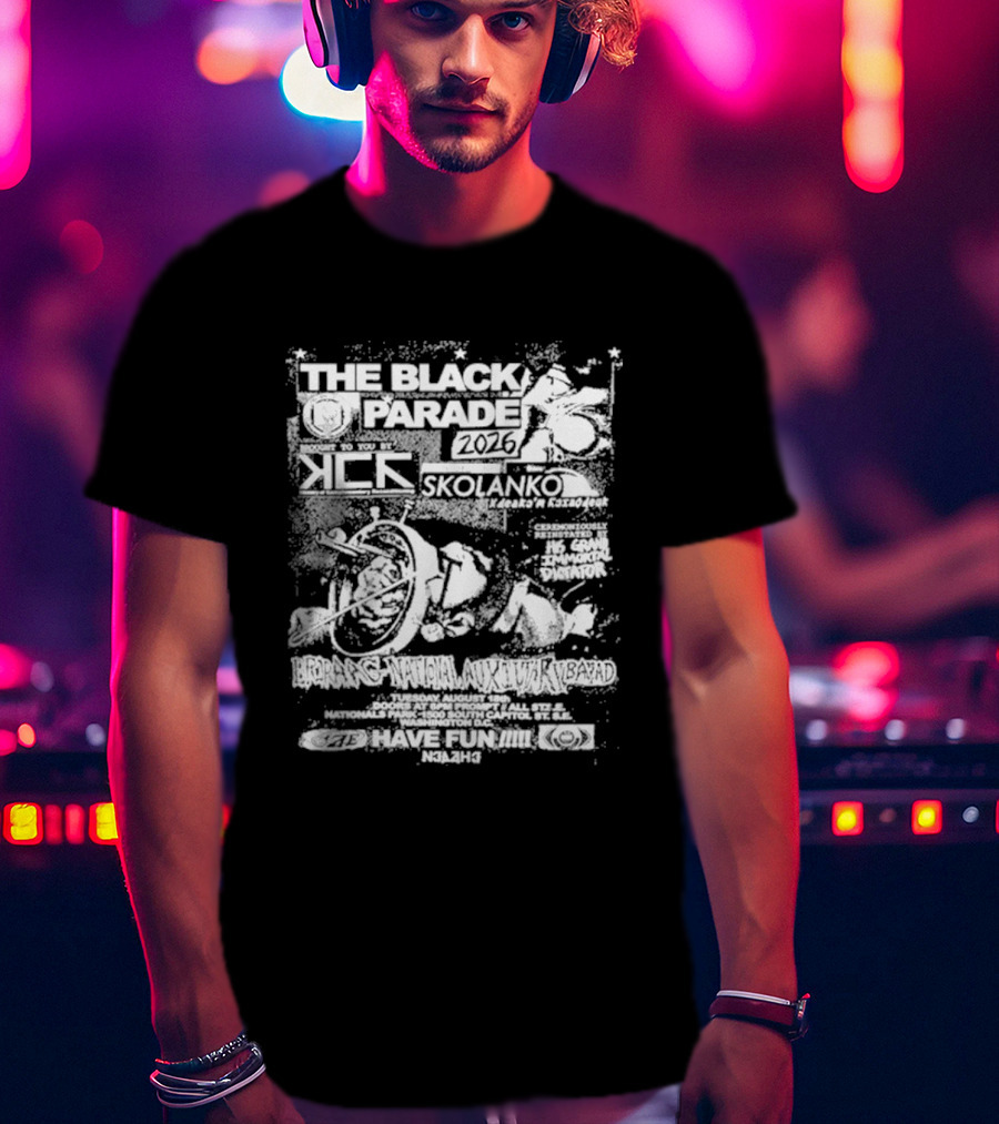 The Black Parade Nationals Park Washington DC 08.18.2026 My Chemical Romance Skolanko T-Shirt