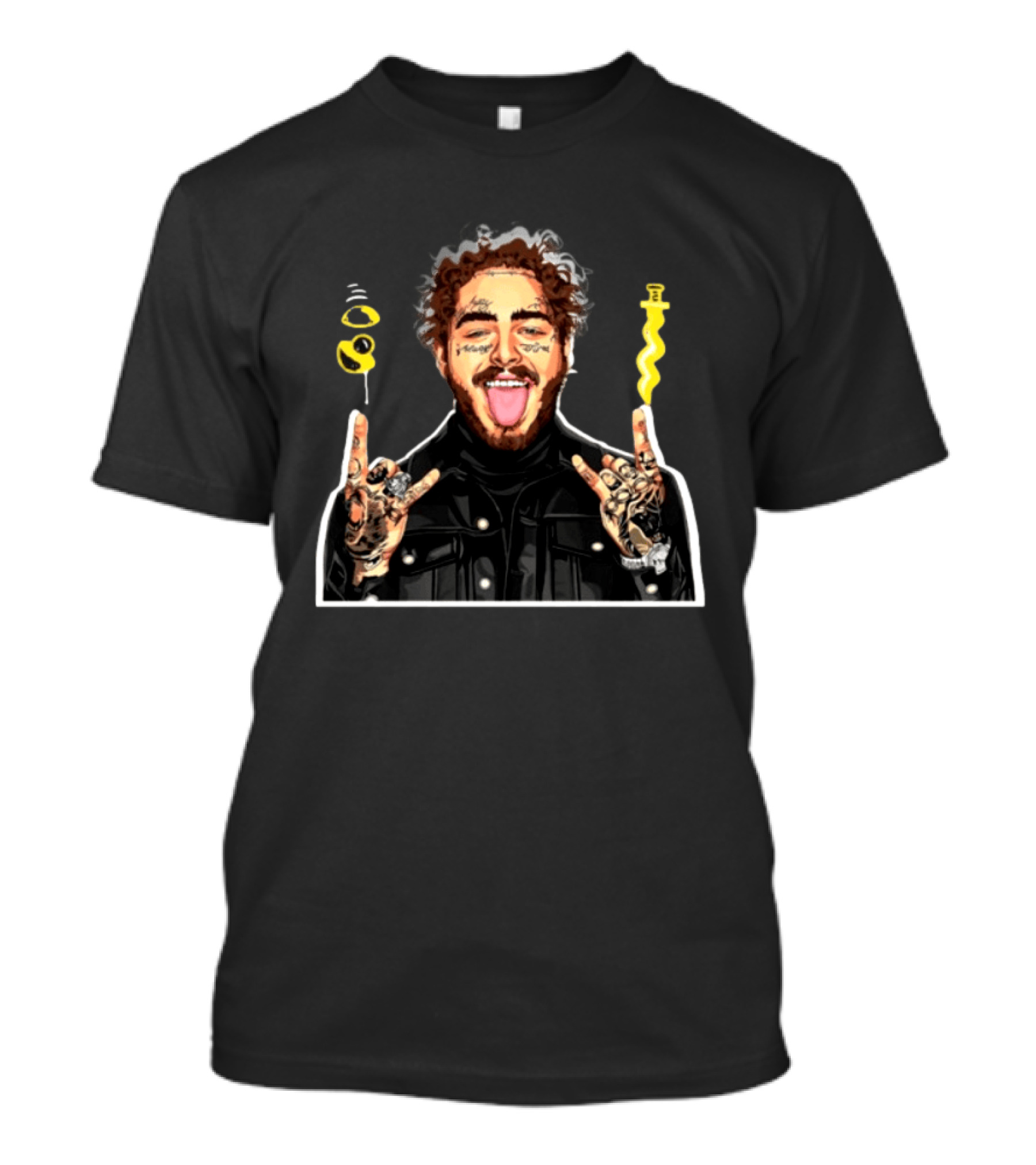 Nomad Clothing Store Sunflower Acid Wash Oversized Iconic Musician Fan T-Shirt