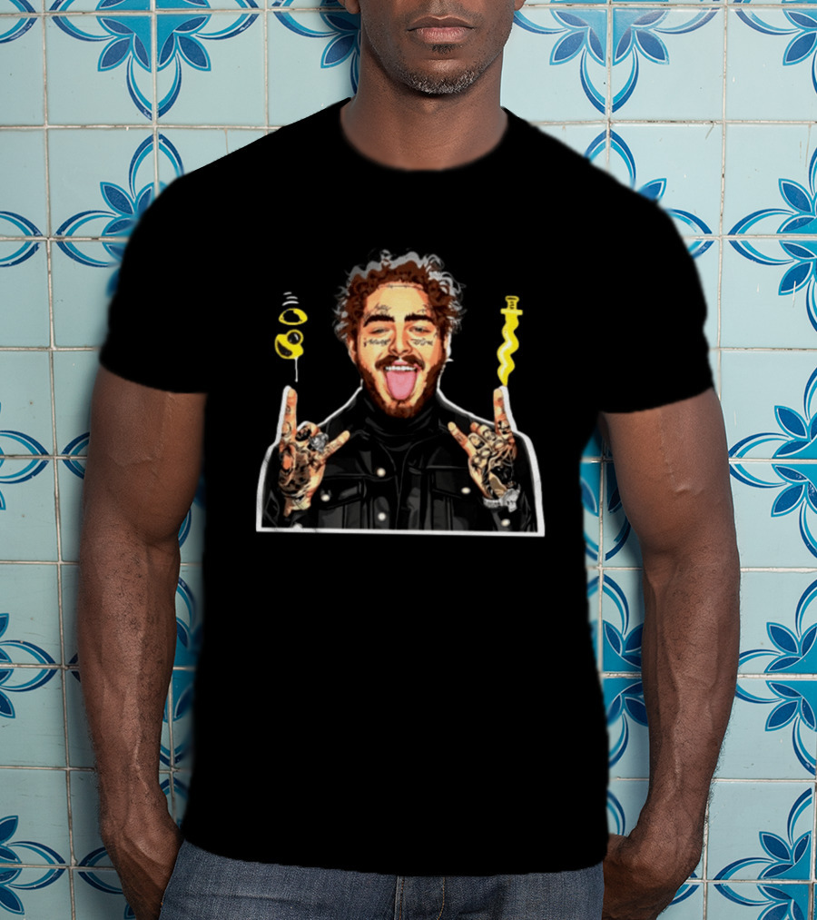 Nomad Clothing Store Sunflower Acid Wash Oversized Iconic Musician Fan T-Shirt
