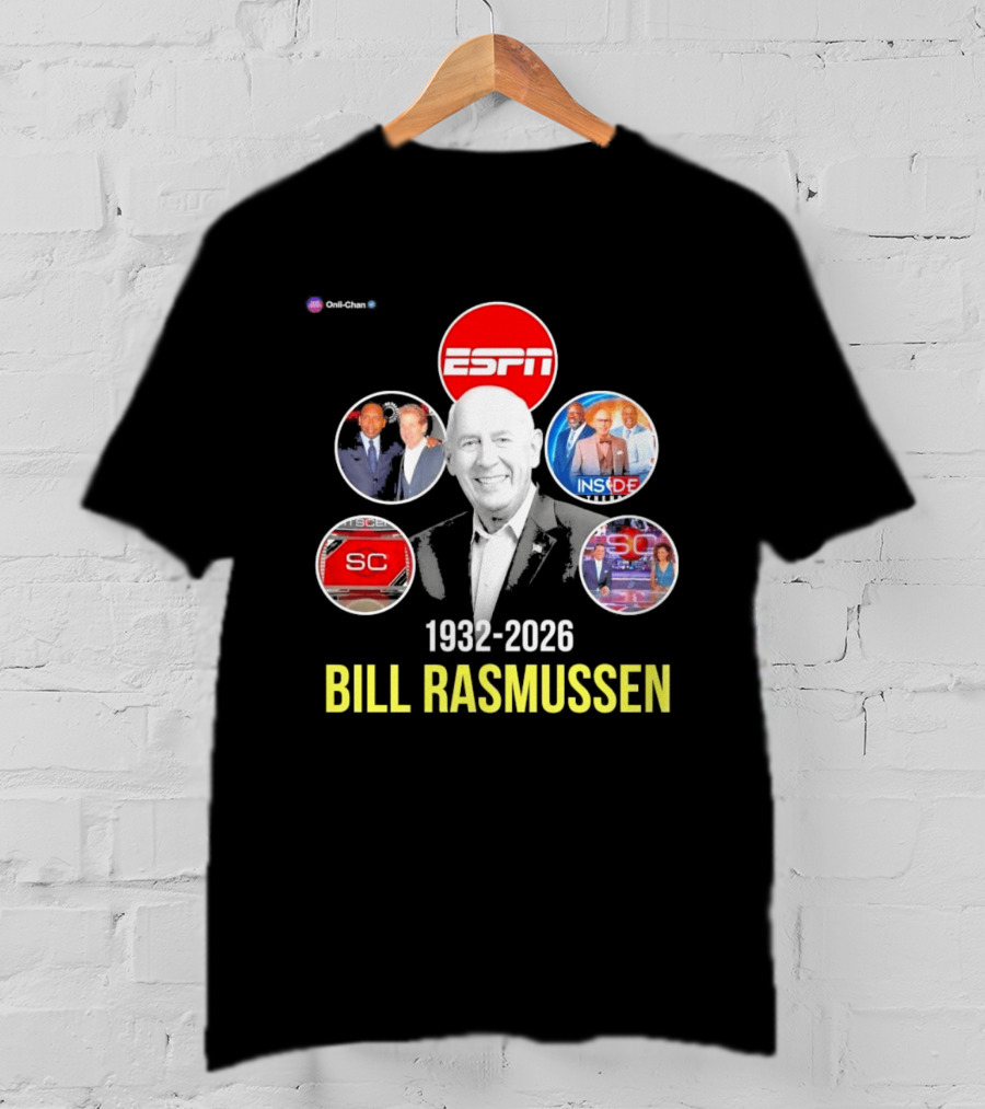 ESPN Bill Rasmussen 1932 2026 SC Inside Sports T-Shirt