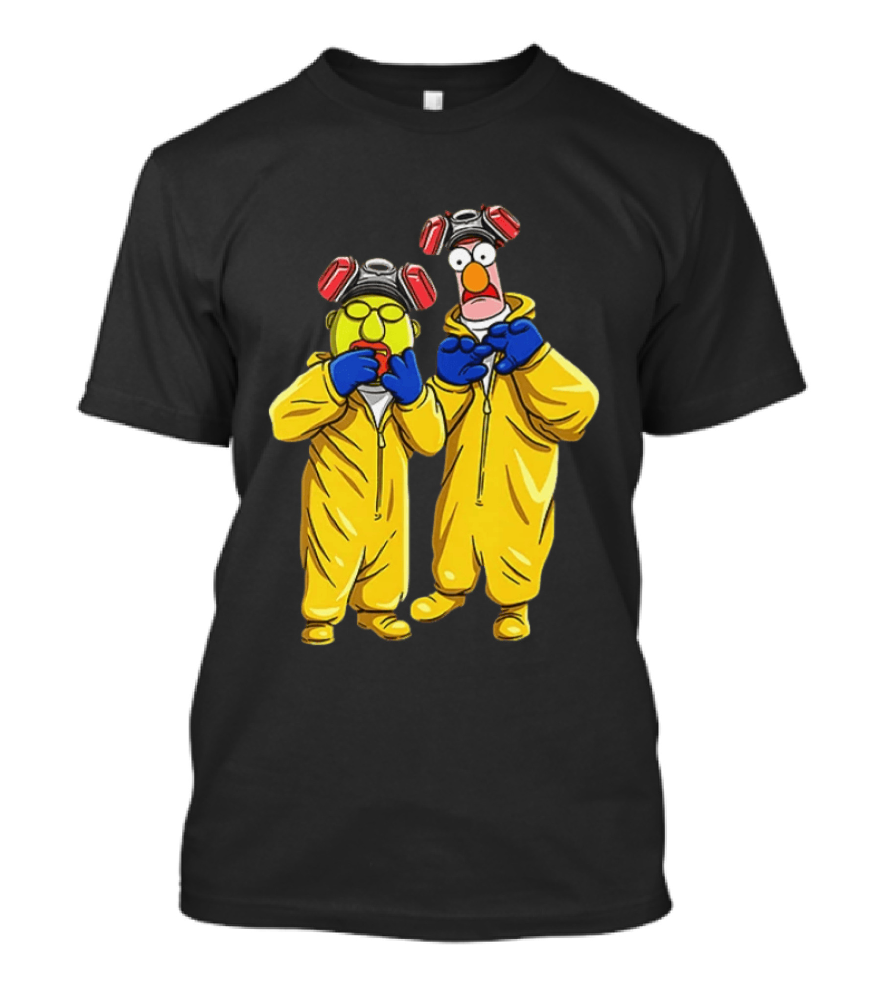 Dr Bunsen Honeydew Beaker Breaking Bad The Muppets Yellow Hazmat Suit T-Shirt