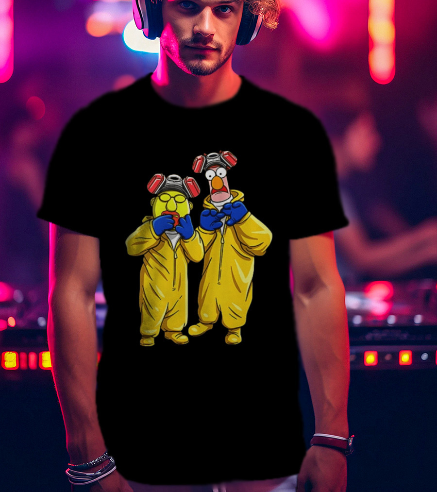 Dr Bunsen Honeydew Beaker Breaking Bad The Muppets Yellow Hazmat Suit T-Shirt