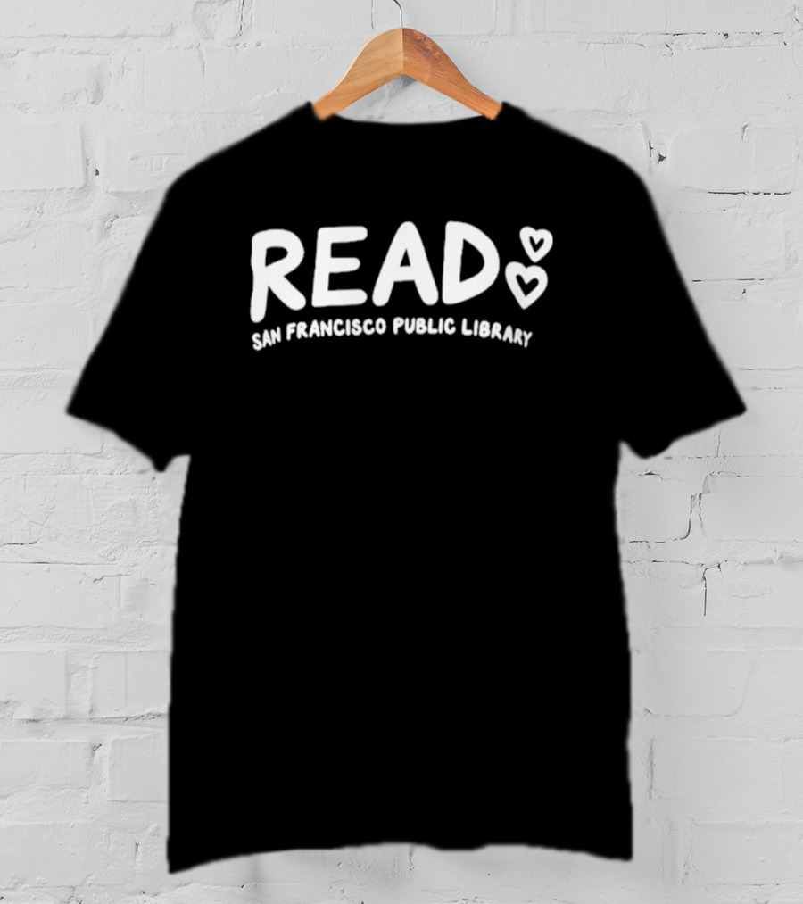 San Francisco Public Library Read Valkyries Hearts T-Shirt