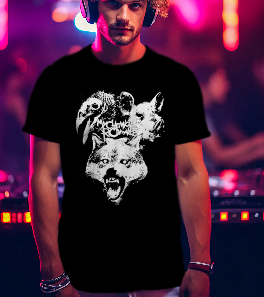 Washington DC 08.18.2026 My Chemical Romance Wolf And Birds T-Shirt