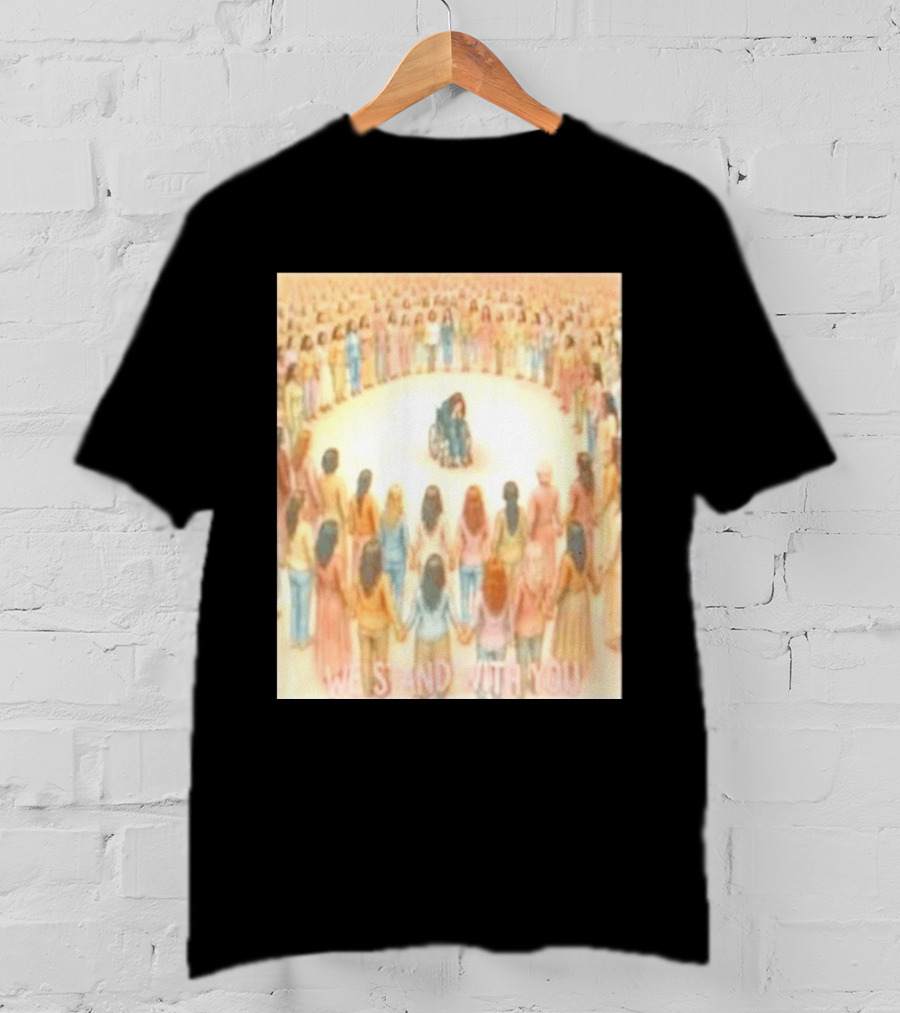 We Stand With You Lindsay Clancy Supportive Circle Of Unity T-Shirt