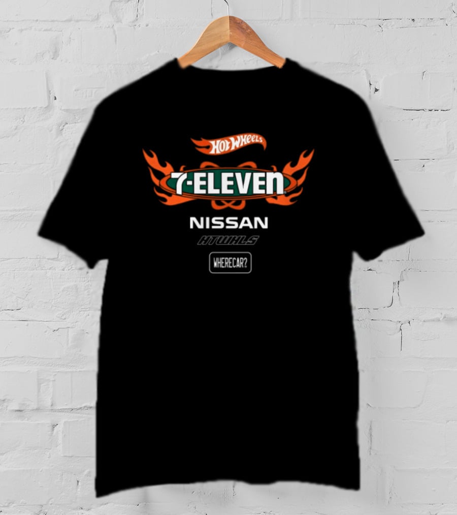 7 Eleven Hot Wheels Racing Patch Nissan Formula One HKS HKS Graphic Weber Collaboration T-Shirt