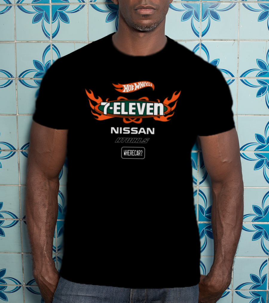 7 Eleven Hot Wheels Racing Patch Nissan Formula One HKS HKS Graphic Weber Collaboration T-Shirt