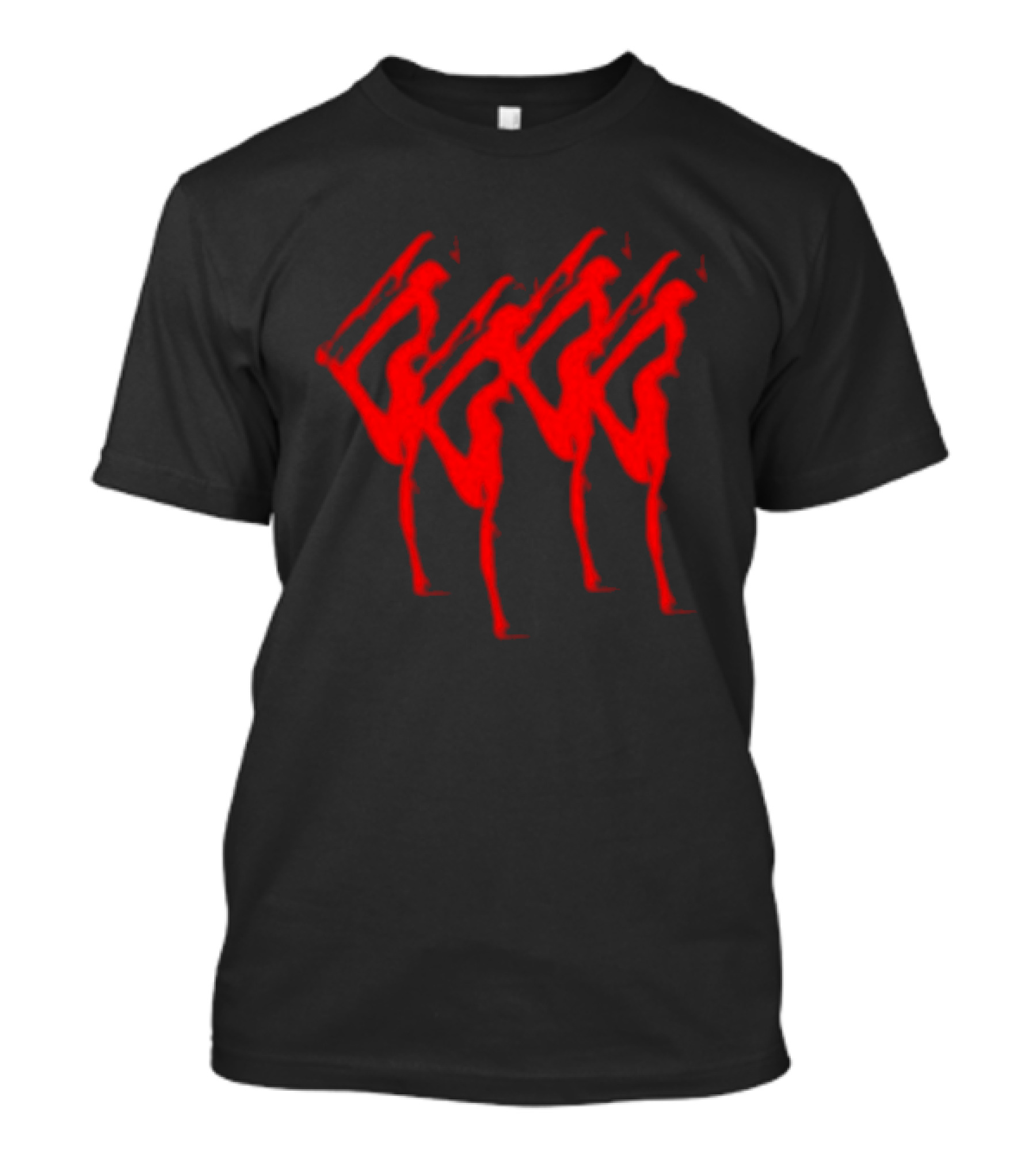 Anika Store Anika Abyss Red Abstract T-Shirt