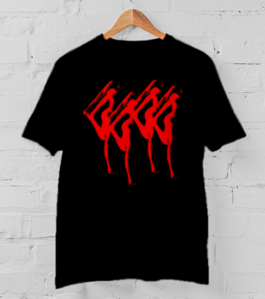 Anika Store Anika Abyss Red Abstract T-Shirt