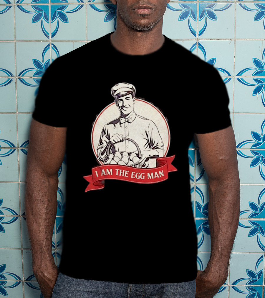 I Am The Egg Man Vintage Style Lyrics Reference T-Shirt