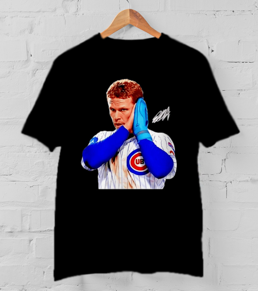 Ian Happ Chicago Cubs MLB Baseball Player With Cubs T-Shirt
