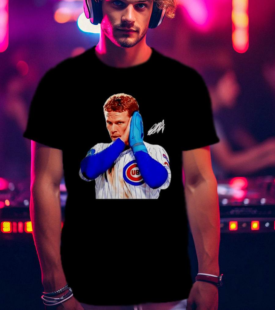 Ian Happ Chicago Cubs MLB Baseball Player With Cubs T-Shirt