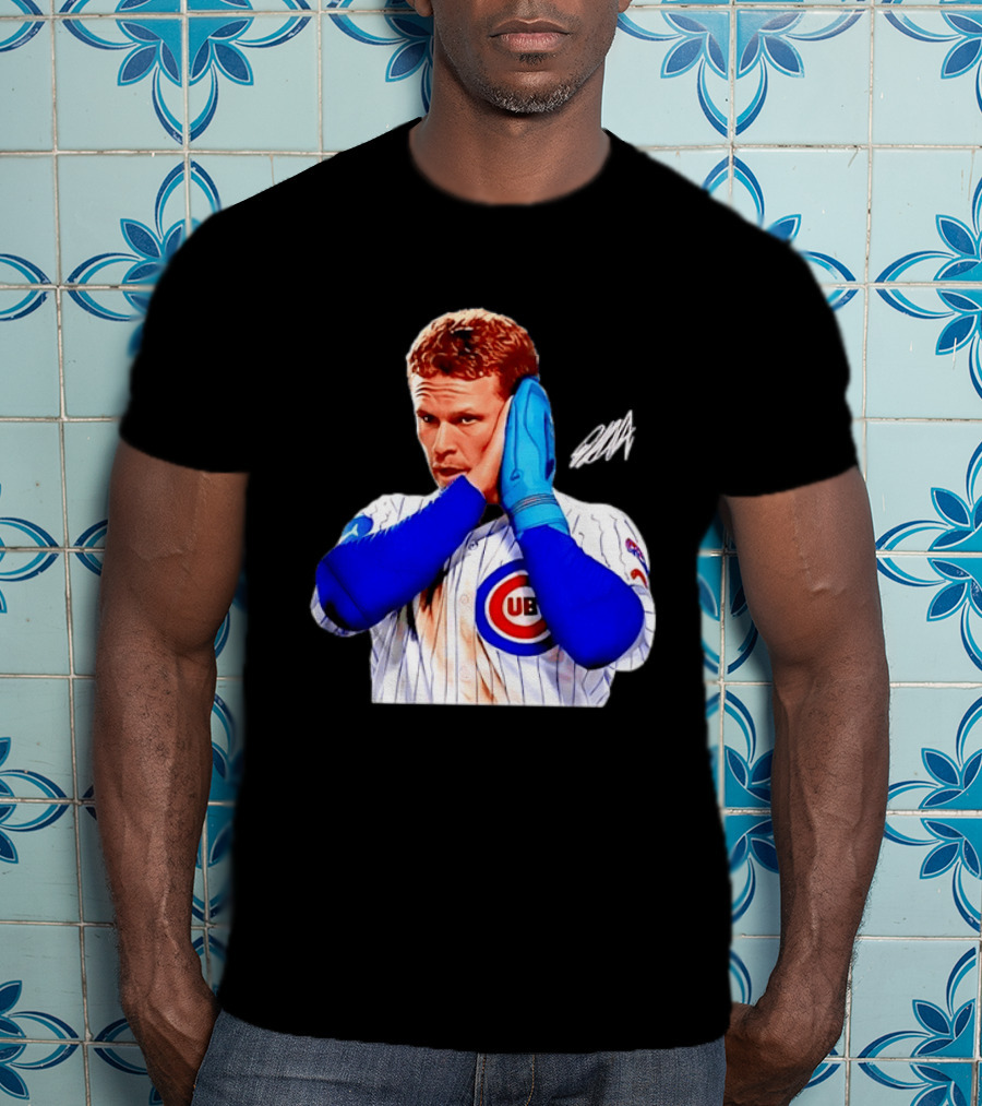 Ian Happ Chicago Cubs MLB Baseball Player With Cubs T-Shirt