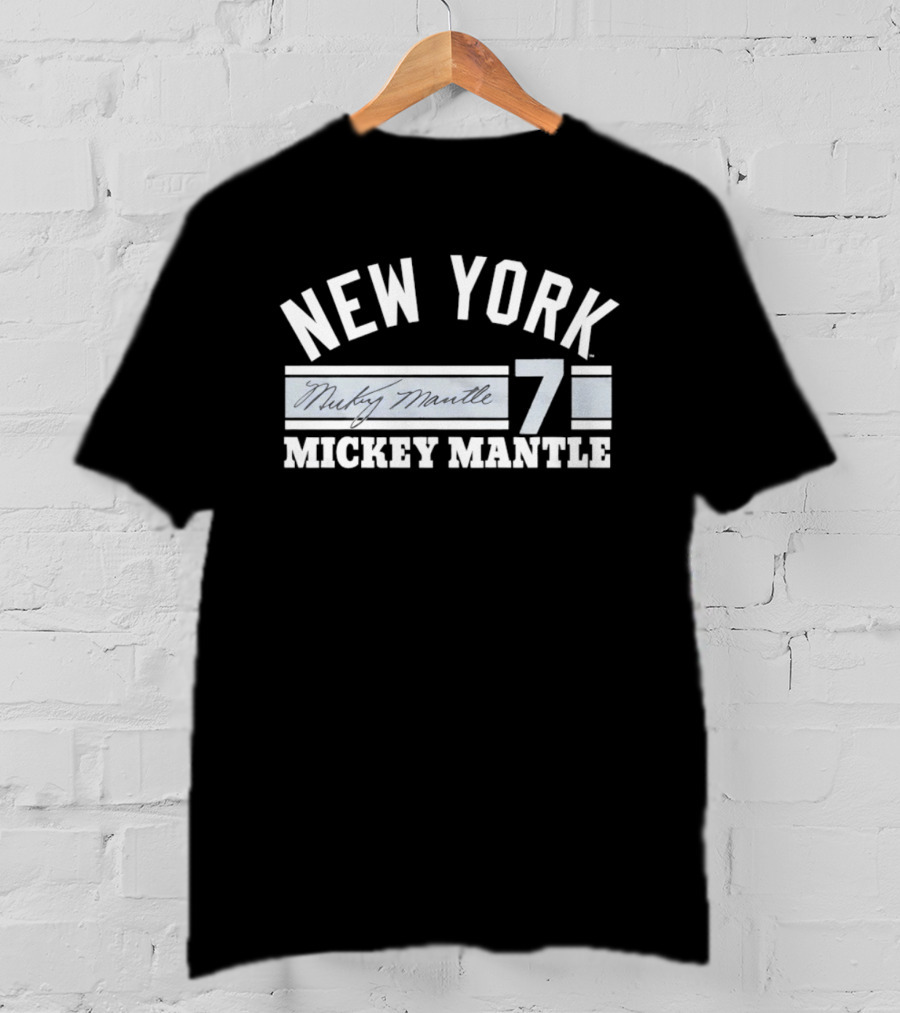 New York Yankees Mickey Mantle 7 MLB Legend T-Shirt