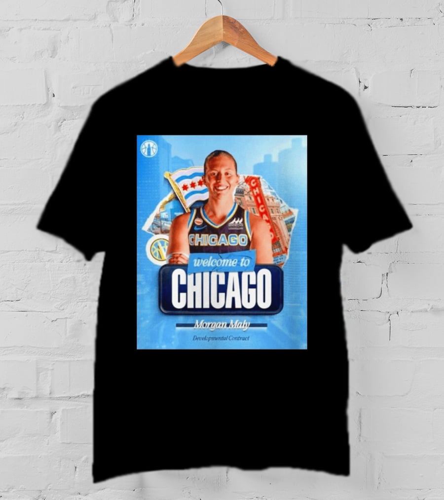 Welcome To Chicago Morgan Maly Developmental Contract Basketball Jersey T-Shirt