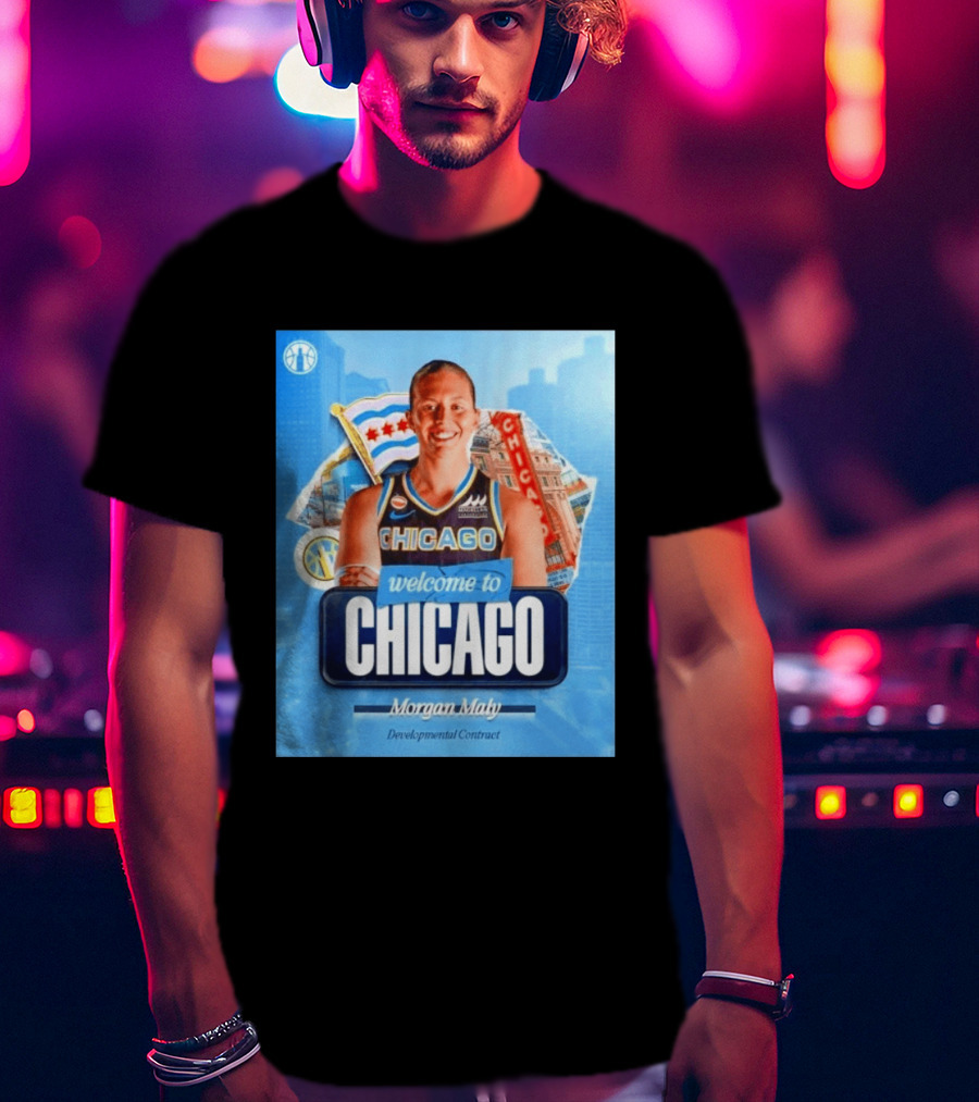 Welcome To Chicago Morgan Maly Developmental Contract Basketball Jersey T-Shirt