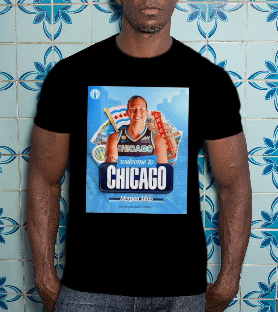 Welcome To Chicago Morgan Maly Developmental Contract Basketball Jersey T-Shirt