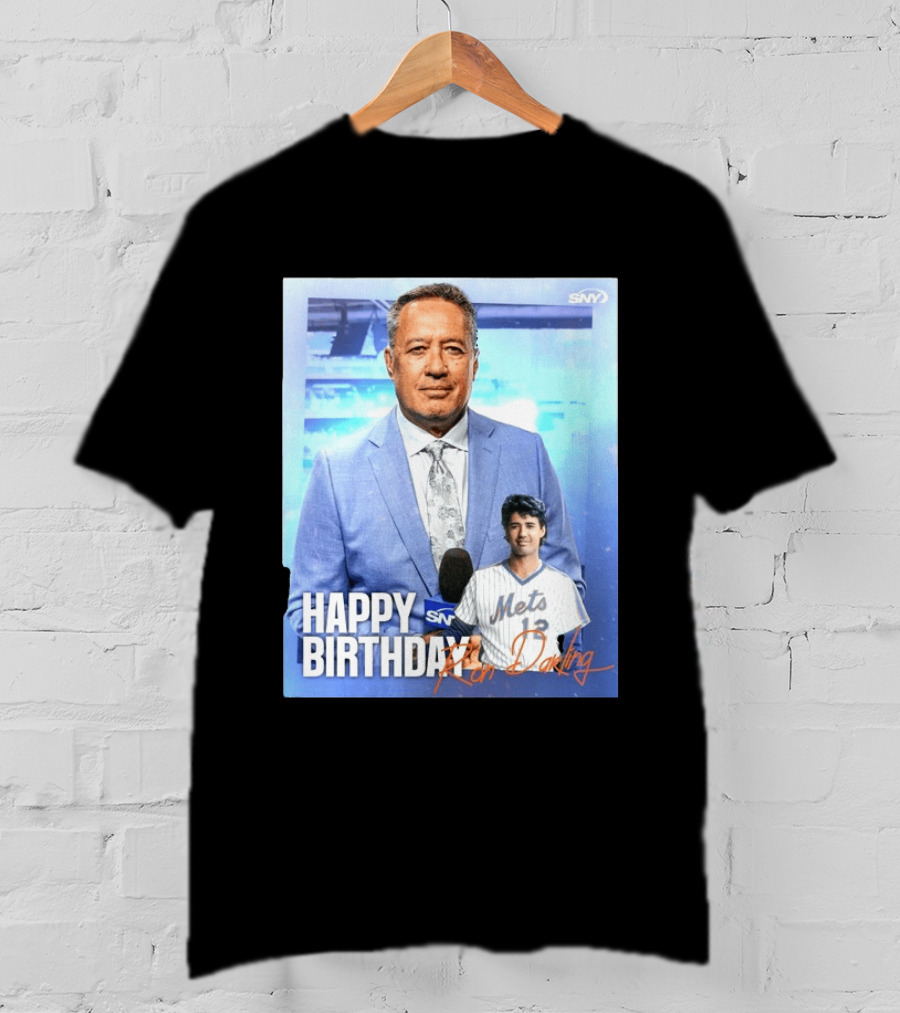 Happy Birthday Ron Darling SNY Mets Celebration T-Shirt
