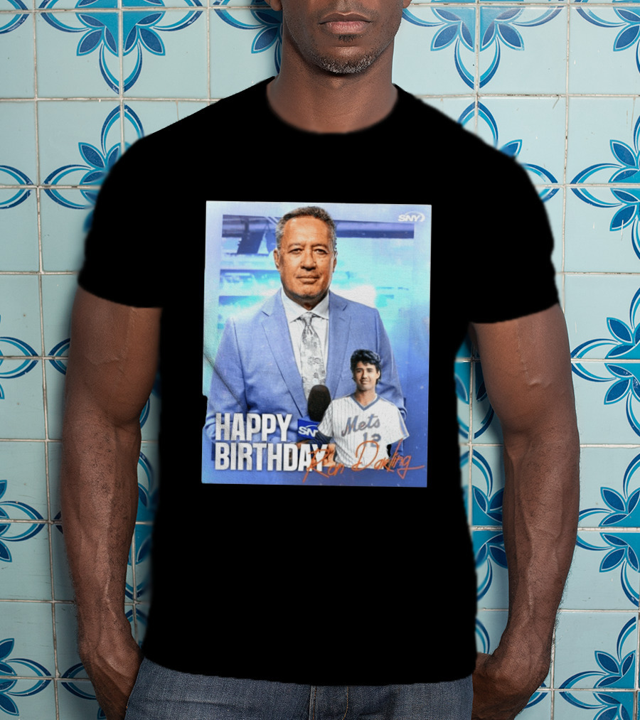 Happy Birthday Ron Darling SNY Mets Celebration T-Shirt