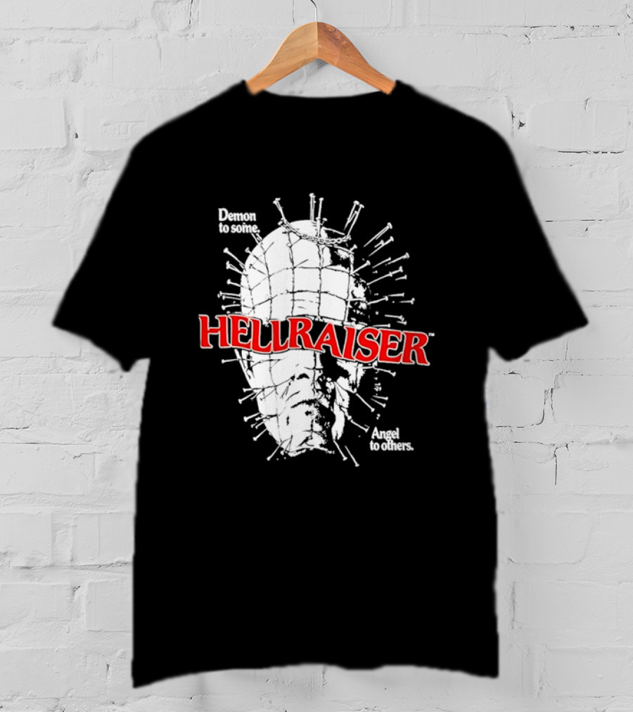 Hellraiser Pinhead Demon To Some Angel To Others T-Shirt