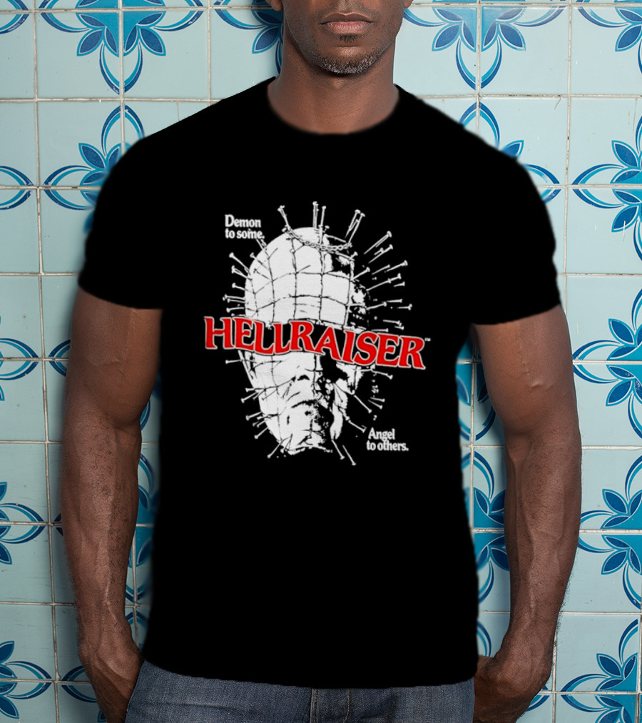 Hellraiser Pinhead Demon To Some Angel To Others T-Shirt