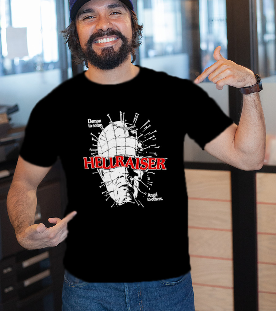Hellraiser Pinhead Demon To Some Angel To Others T-Shirt