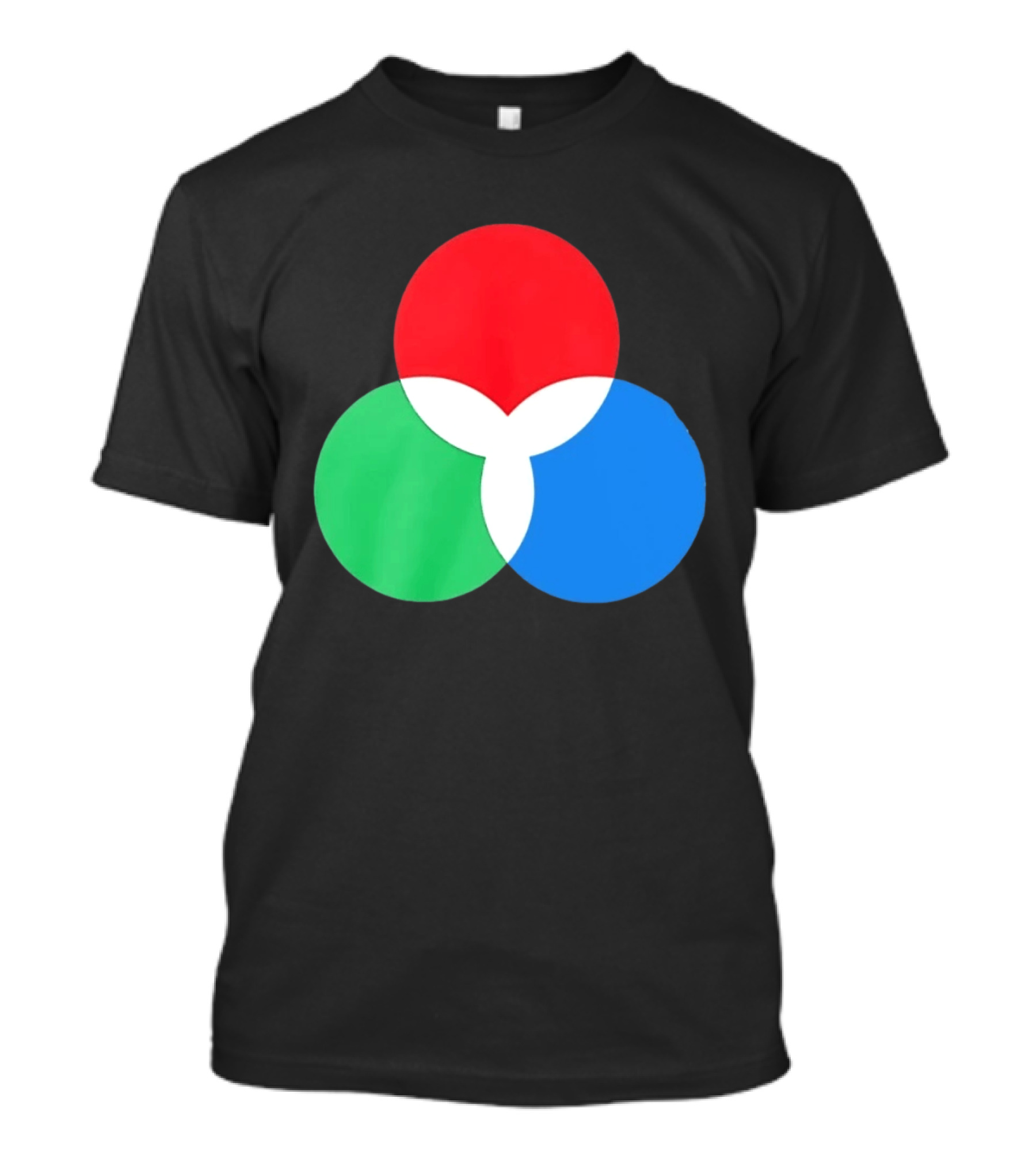 RGB Color Model Venn Diagram Red Green Blue T-Shirt