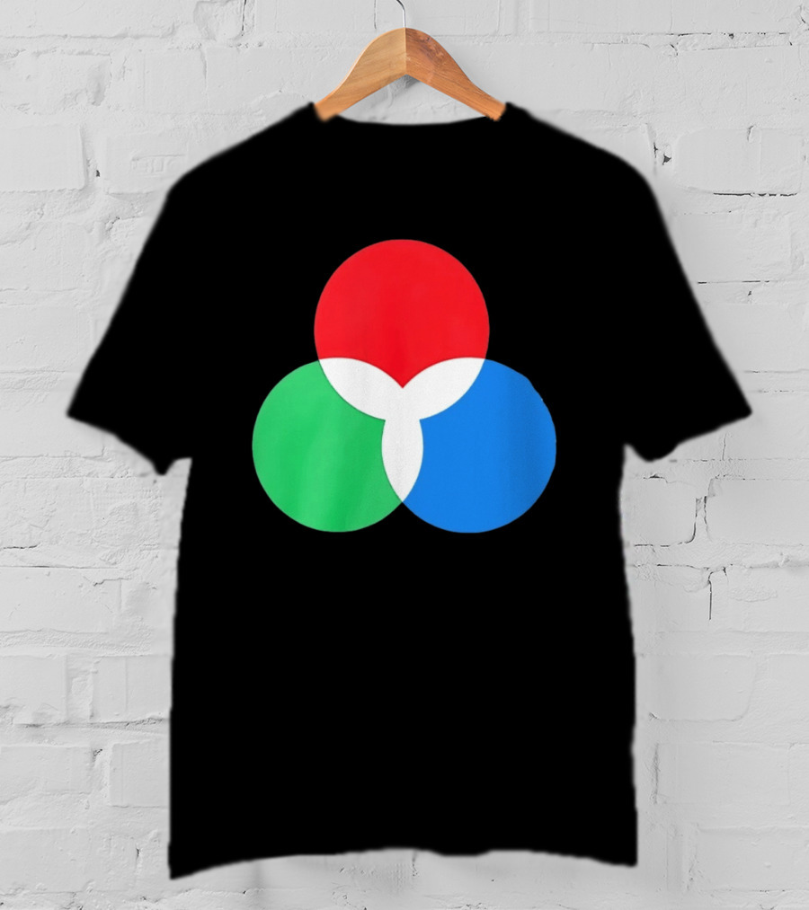 RGB Color Model Venn Diagram Red Green Blue T-Shirt