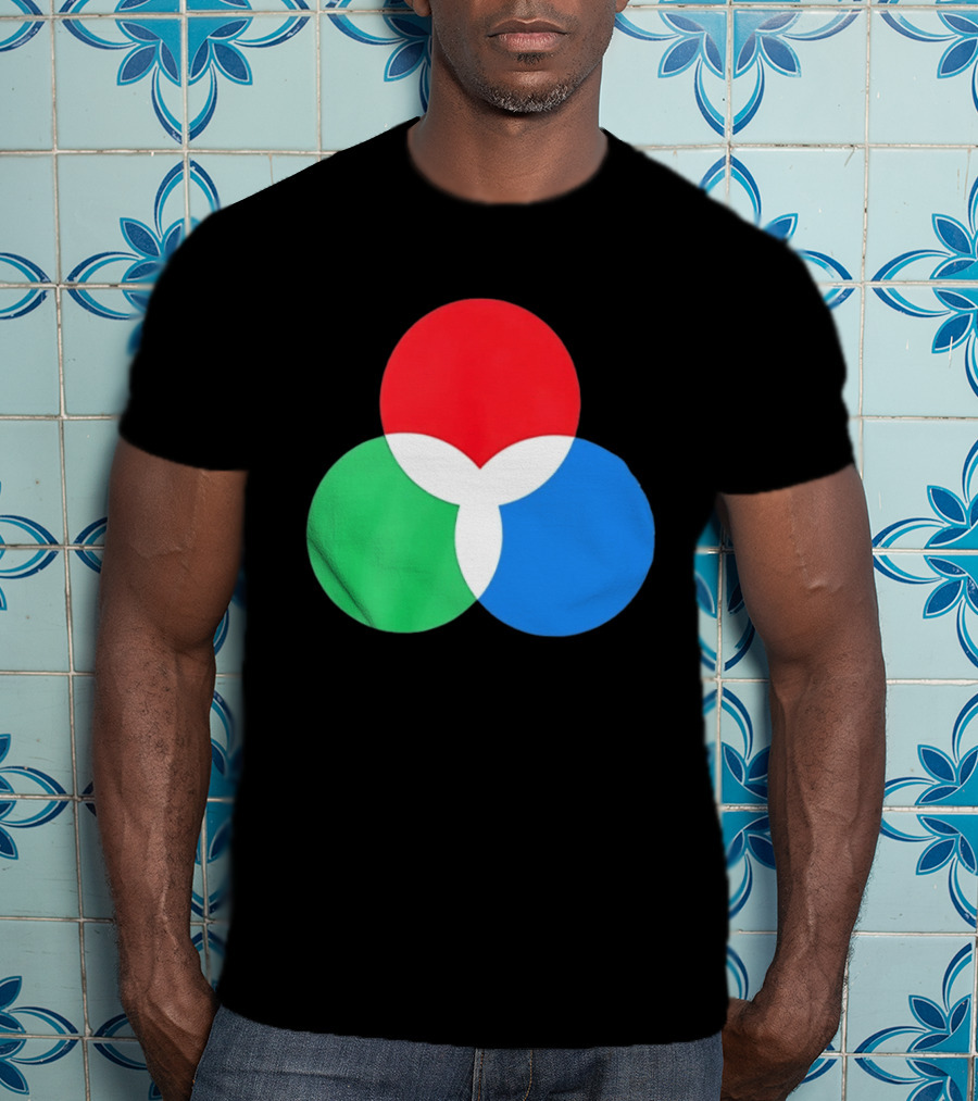 RGB Color Model Venn Diagram Red Green Blue T-Shirt