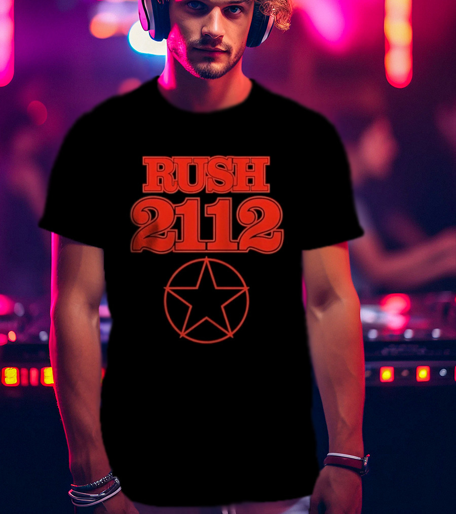 Rush 2112 Starman Iconic Progressive Rock T-Shirt
