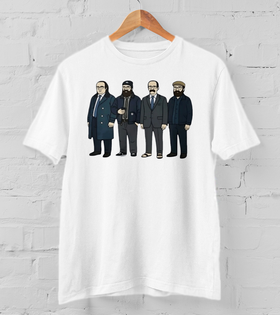 Danny DeVito Seth Rogen David Cross Zach Galifianakis Cartoon Characters T-Shirt