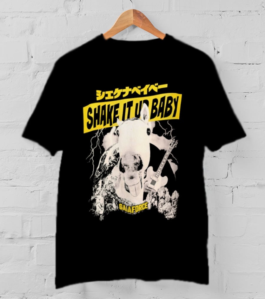 Shake It Up Baby Gaiaforce Horse Electric Guitar T-Shirt