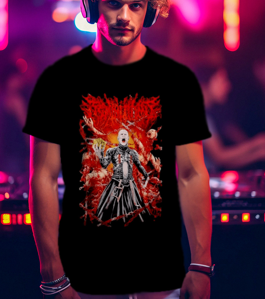 Terminalist Hellraiser Pinhead Horror Death Metal T-Shirt