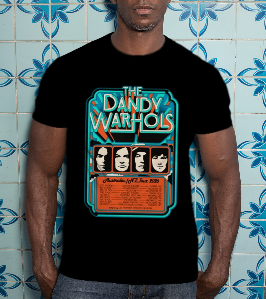 The Dandy Warhols Australia NZ Tour 2026 Concert Dates And Venues T-Shirt