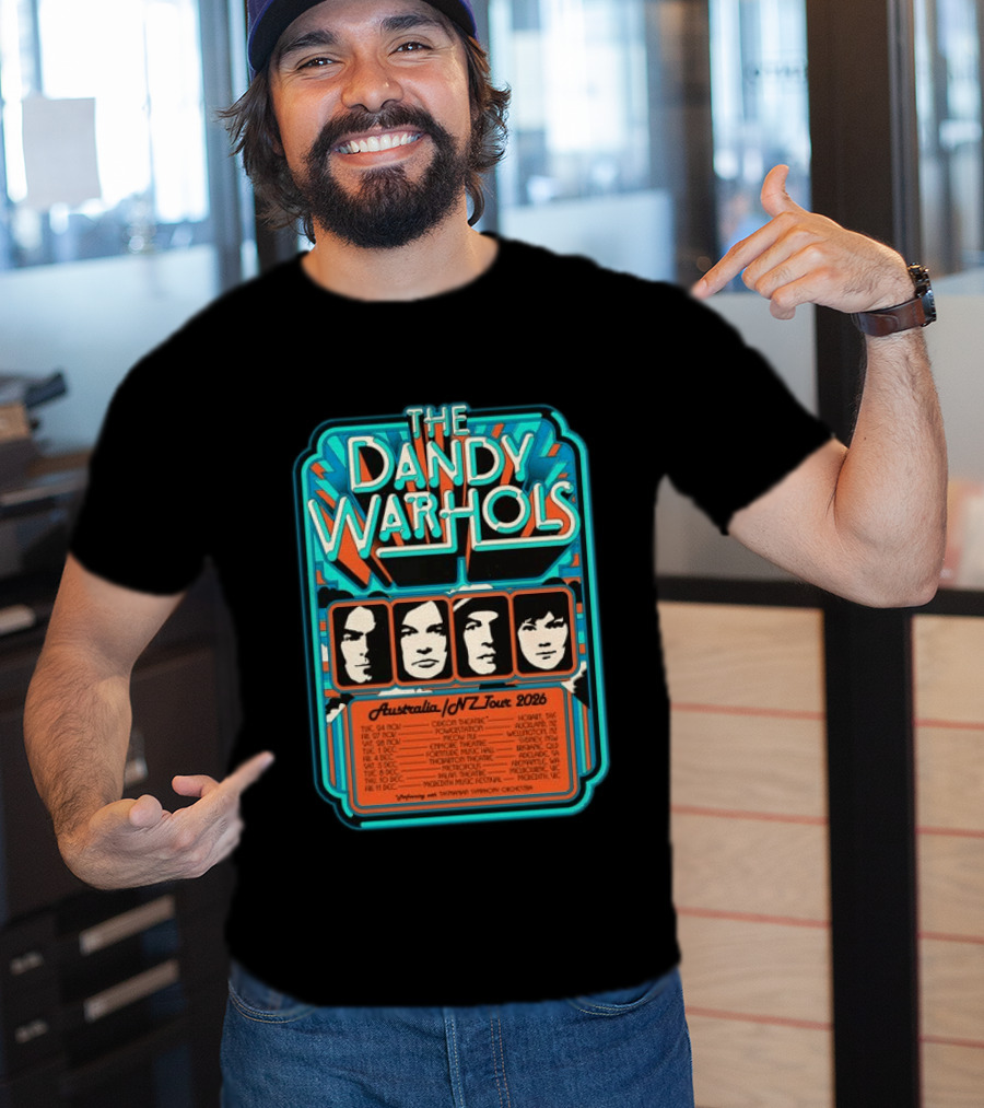 The Dandy Warhols Australia NZ Tour 2026 Concert Dates And Venues T-Shirt