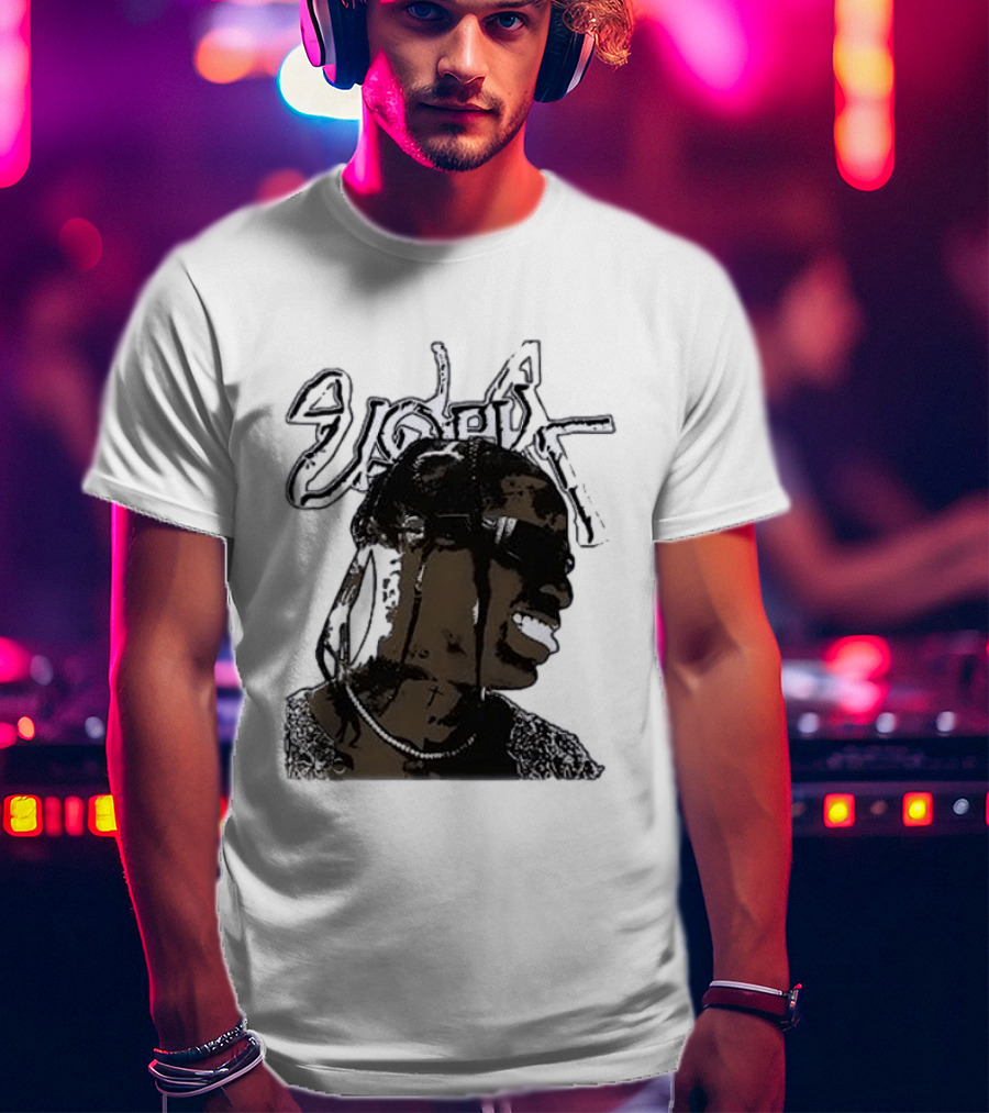 T Scott Utopia Cactus Jack Smiling T-Shirt