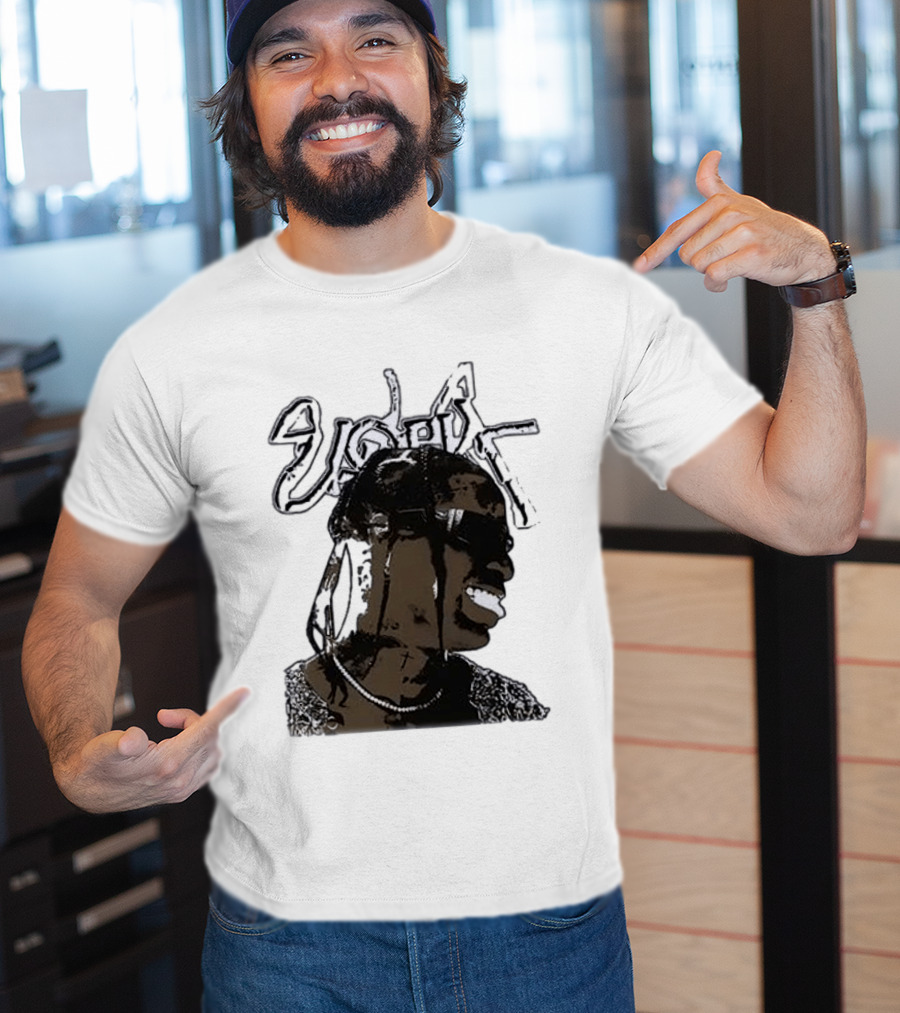 T Scott Utopia Cactus Jack Smiling T-Shirt