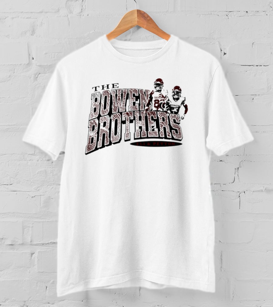 The Bowen Brothers Eli & Peyton Oklahoma Sooners Football Players T-Shirt