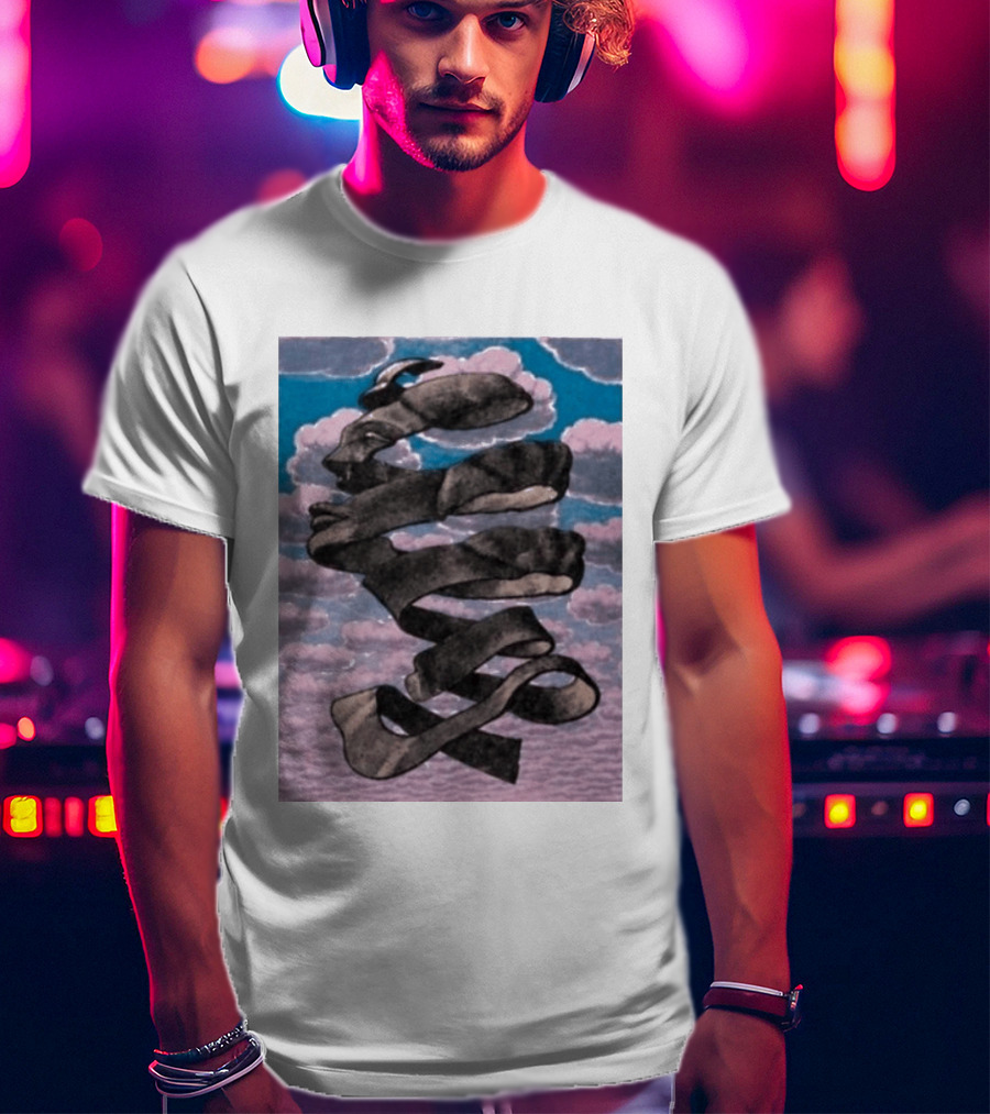 Tom Holland MC Escher Infinite Mobius Strip Optical Illusion T-Shirt