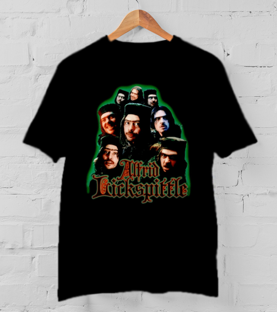 Alfrid Lickspittle Middle Earth The Hobbit Character Montage T-Shirt