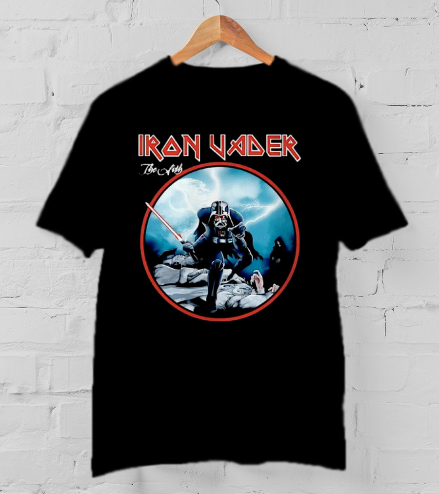 Iron Vader The Sith Star Wars Heavy Metal Darth Vader Comic T-Shirt